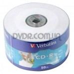 VERBATIM CD-R 700Mb 52x Wrap 50 pcs Printable 43794 - 1030