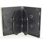 Бокс для 8-DVD дисков 27 мм черный (50шт/ящ)