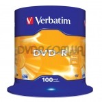 VERBATIM DVD-R 4,7Gb 16x Cake 100 pcs 43549